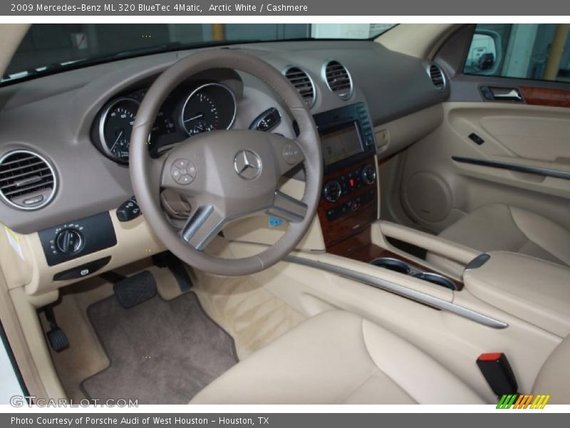 Arctic White / Cashmere 2009 Mercedes-Benz ML 320 BlueTec 4Matic