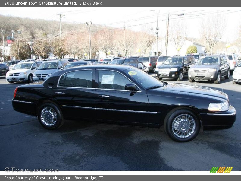 Black / Black 2008 Lincoln Town Car Signature Limited