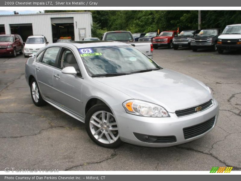Silver Ice Metallic / Gray 2009 Chevrolet Impala LTZ