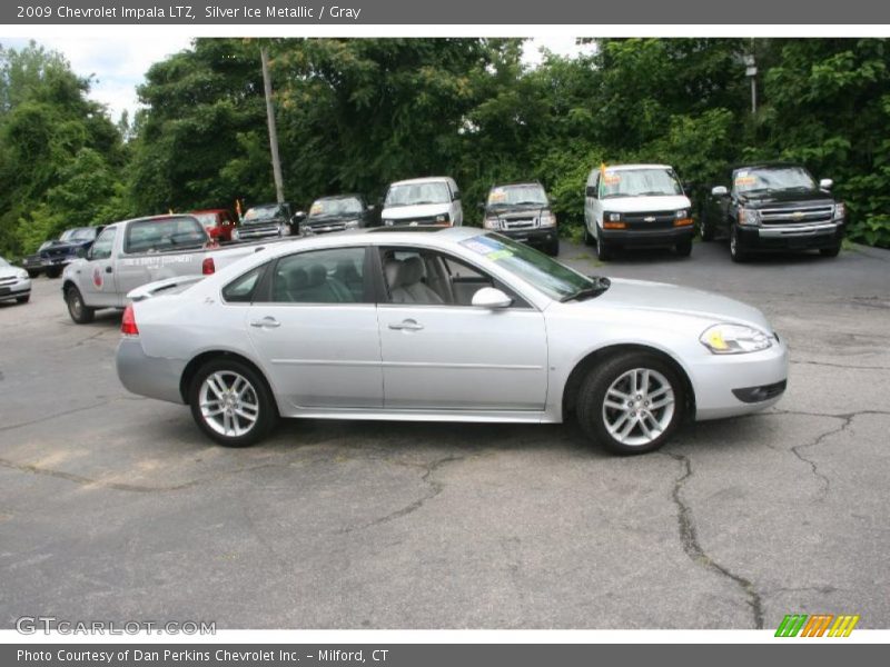 Silver Ice Metallic / Gray 2009 Chevrolet Impala LTZ