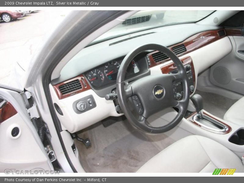 Silver Ice Metallic / Gray 2009 Chevrolet Impala LTZ