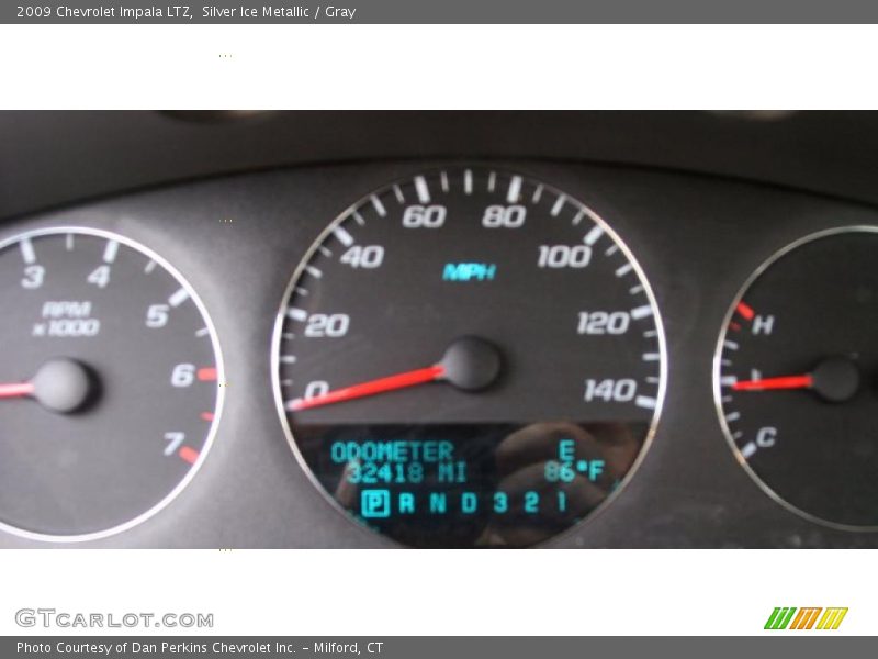 Silver Ice Metallic / Gray 2009 Chevrolet Impala LTZ