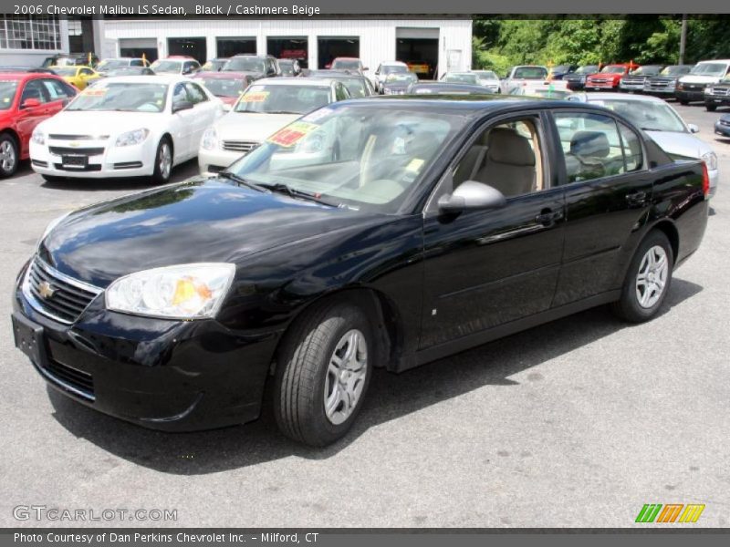 Black / Cashmere Beige 2006 Chevrolet Malibu LS Sedan