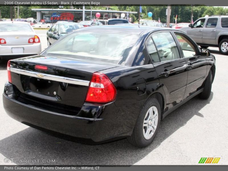 Black / Cashmere Beige 2006 Chevrolet Malibu LS Sedan