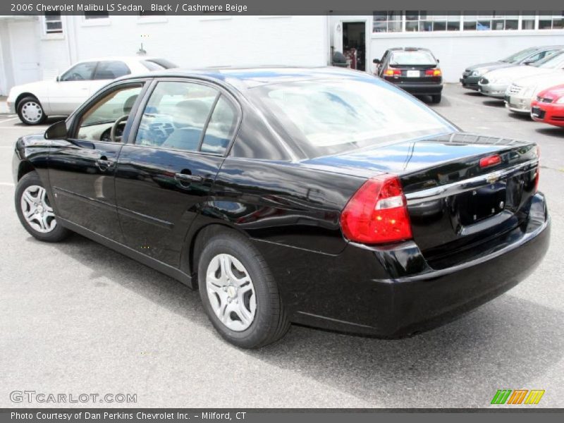 Black / Cashmere Beige 2006 Chevrolet Malibu LS Sedan