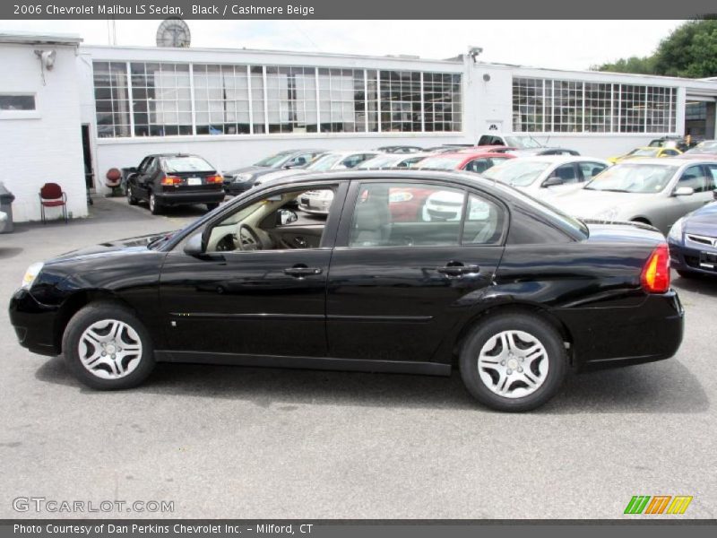 Black / Cashmere Beige 2006 Chevrolet Malibu LS Sedan