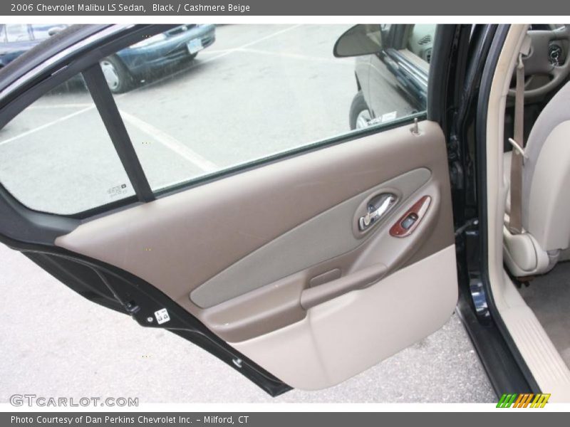 Black / Cashmere Beige 2006 Chevrolet Malibu LS Sedan