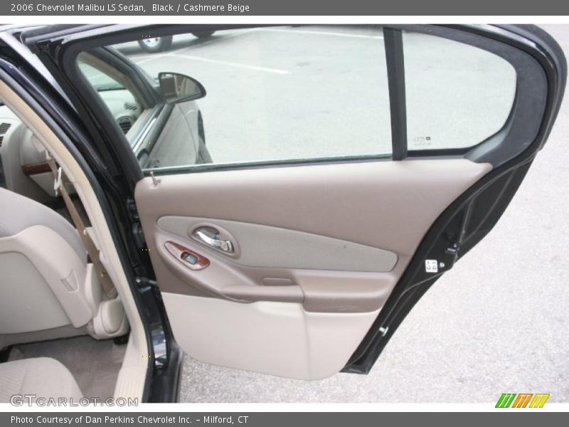 Black / Cashmere Beige 2006 Chevrolet Malibu LS Sedan