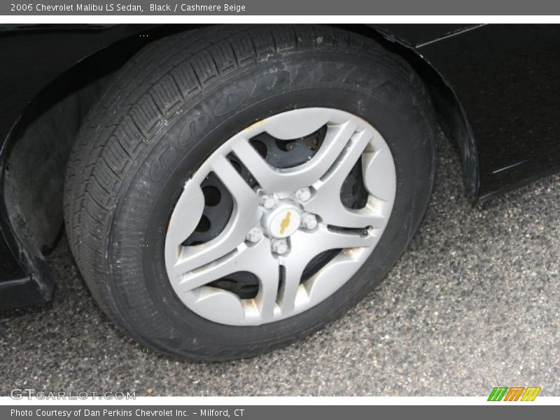 Black / Cashmere Beige 2006 Chevrolet Malibu LS Sedan