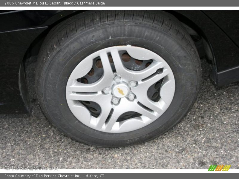 Black / Cashmere Beige 2006 Chevrolet Malibu LS Sedan