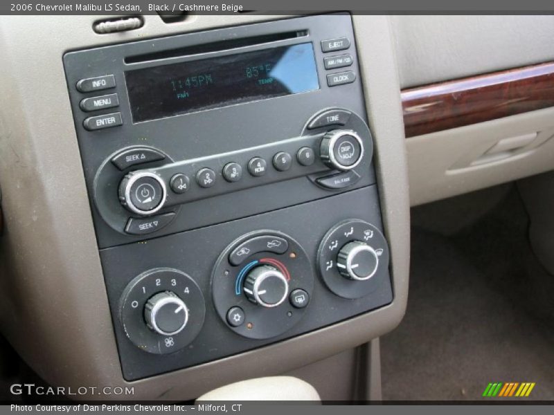 Black / Cashmere Beige 2006 Chevrolet Malibu LS Sedan