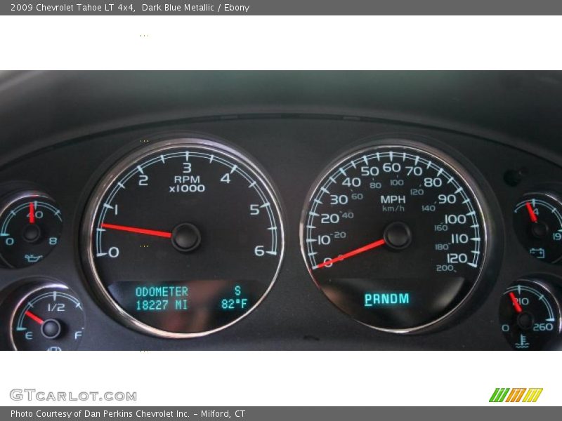 Dark Blue Metallic / Ebony 2009 Chevrolet Tahoe LT 4x4