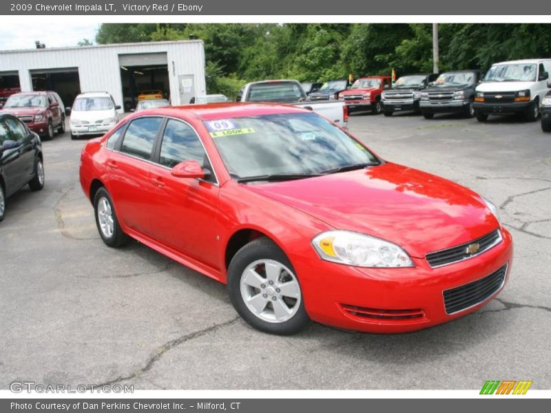 Victory Red / Ebony 2009 Chevrolet Impala LT