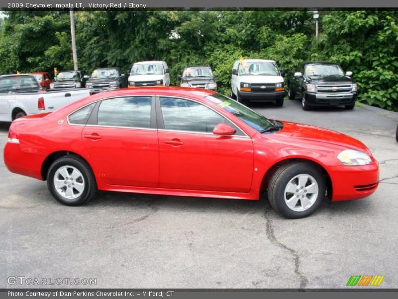 Victory Red / Ebony 2009 Chevrolet Impala LT