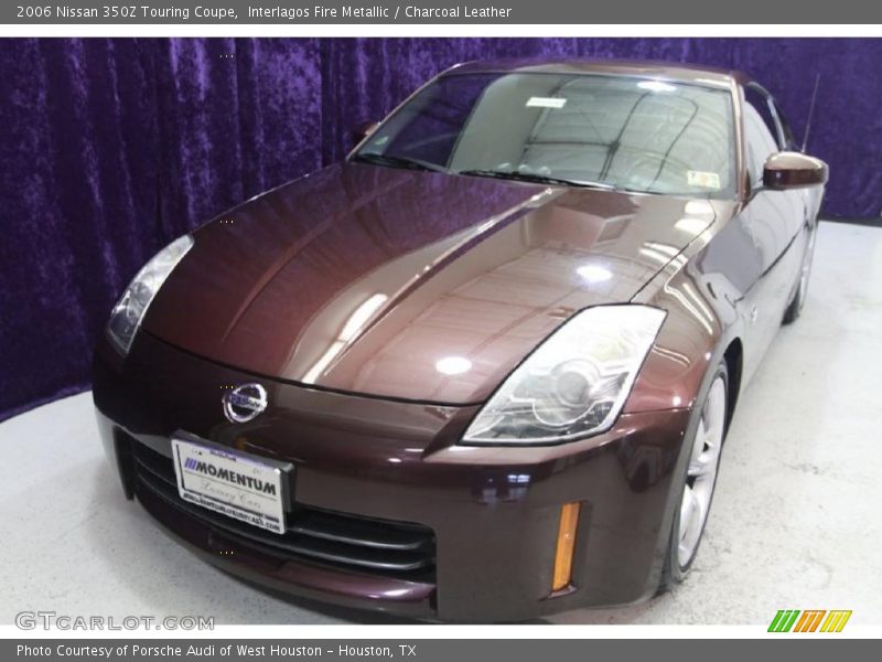 Interlagos Fire Metallic / Charcoal Leather 2006 Nissan 350Z Touring Coupe