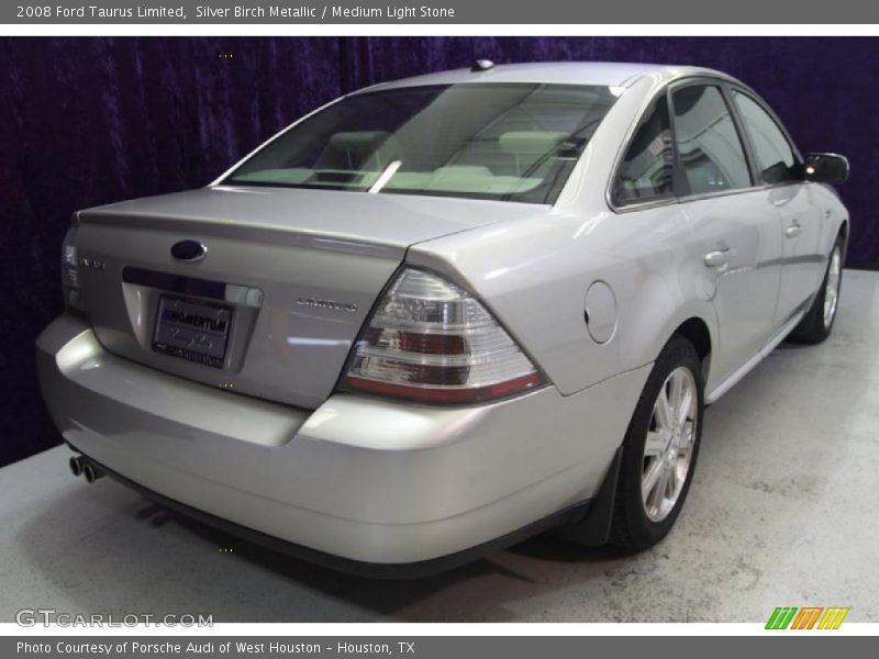 Silver Birch Metallic / Medium Light Stone 2008 Ford Taurus Limited
