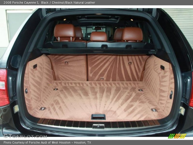 Black / Chestnut/Black Natural Leather 2008 Porsche Cayenne S