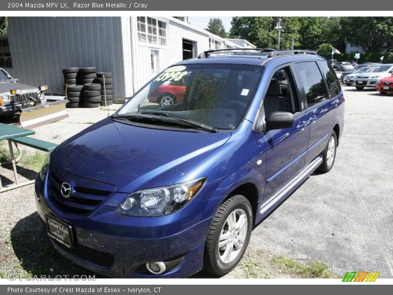 Razor Blue Metallic / Gray 2004 Mazda MPV LX