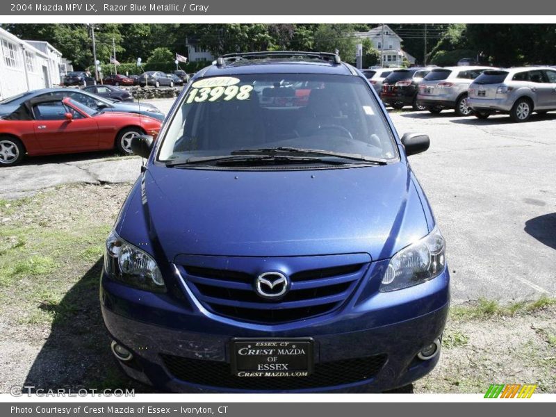 Razor Blue Metallic / Gray 2004 Mazda MPV LX