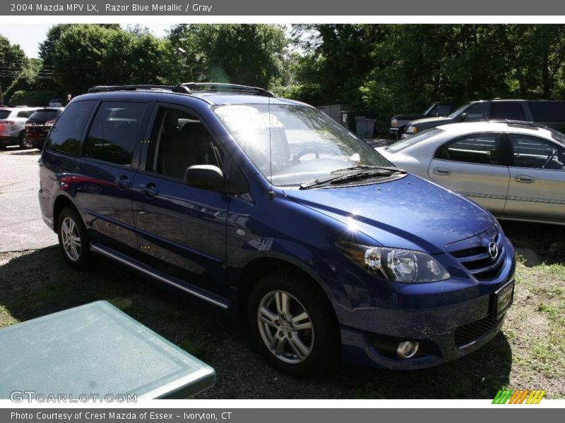 Razor Blue Metallic / Gray 2004 Mazda MPV LX