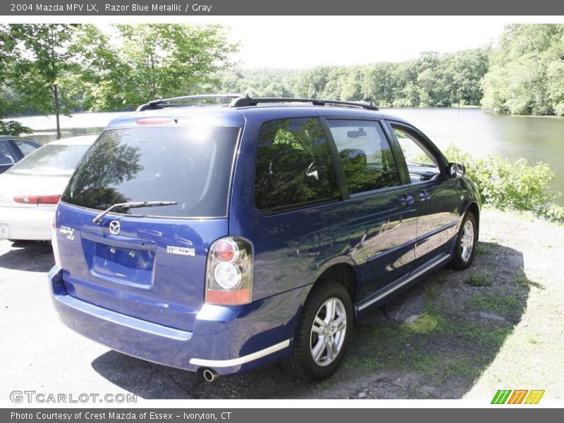 Razor Blue Metallic / Gray 2004 Mazda MPV LX