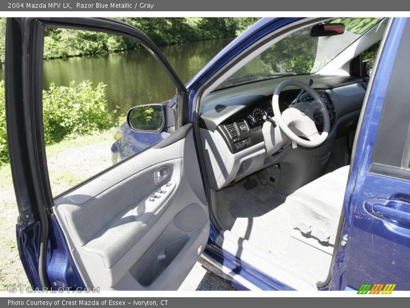 Razor Blue Metallic / Gray 2004 Mazda MPV LX