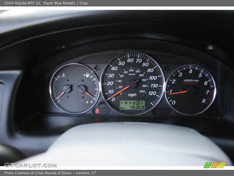 Razor Blue Metallic / Gray 2004 Mazda MPV LX