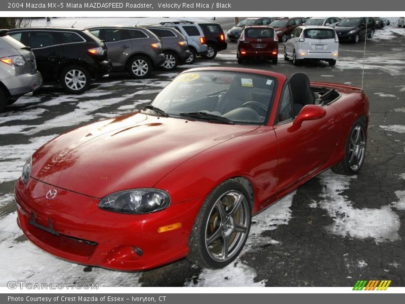 Velocity Red Mica / Black 2004 Mazda MX-5 Miata MAZDASPEED Roadster