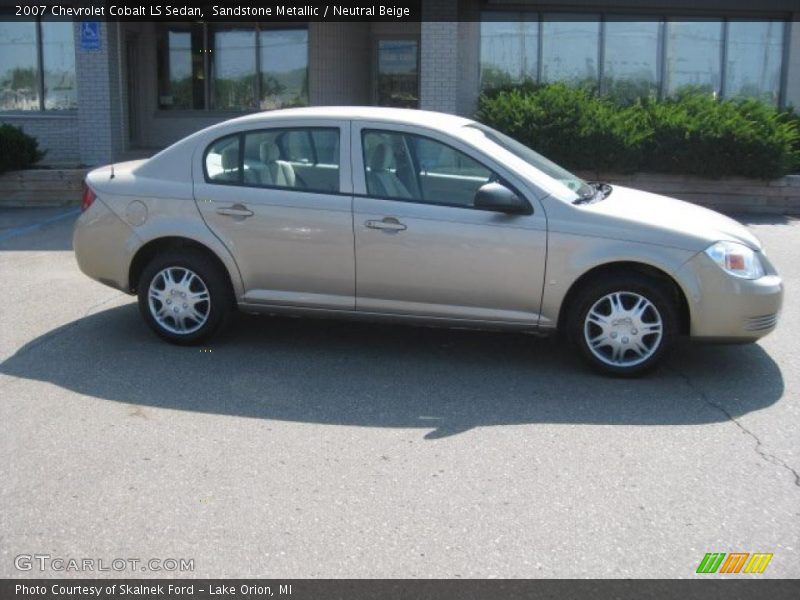 Sandstone Metallic / Neutral Beige 2007 Chevrolet Cobalt LS Sedan