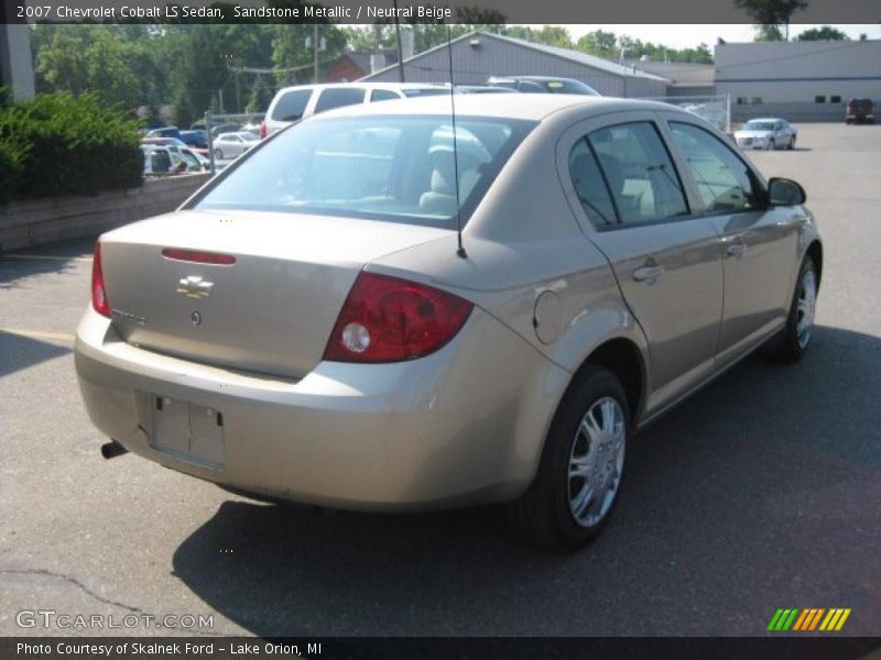 Sandstone Metallic / Neutral Beige 2007 Chevrolet Cobalt LS Sedan