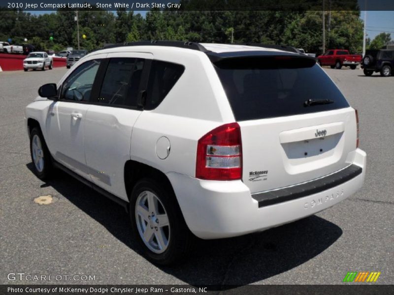 Stone White / Dark Slate Gray 2010 Jeep Compass Latitude