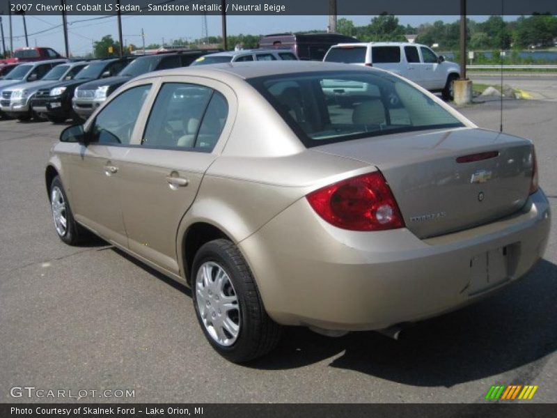 Sandstone Metallic / Neutral Beige 2007 Chevrolet Cobalt LS Sedan