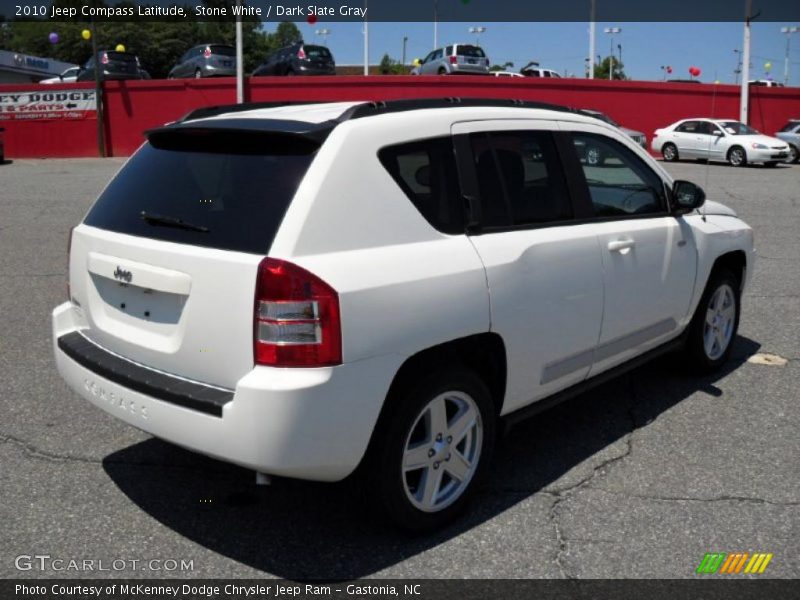 Stone White / Dark Slate Gray 2010 Jeep Compass Latitude