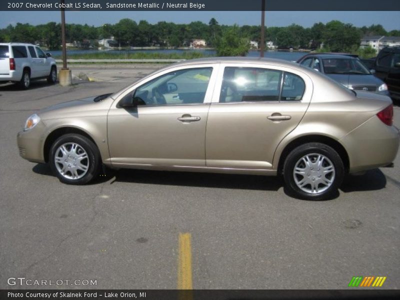 Sandstone Metallic / Neutral Beige 2007 Chevrolet Cobalt LS Sedan