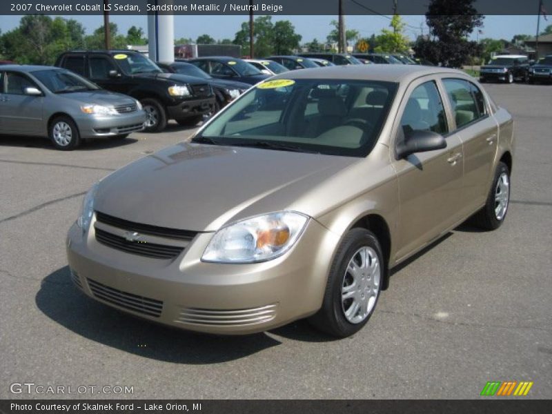 Sandstone Metallic / Neutral Beige 2007 Chevrolet Cobalt LS Sedan