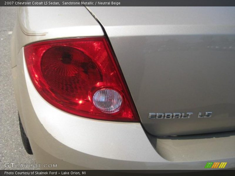 Sandstone Metallic / Neutral Beige 2007 Chevrolet Cobalt LS Sedan