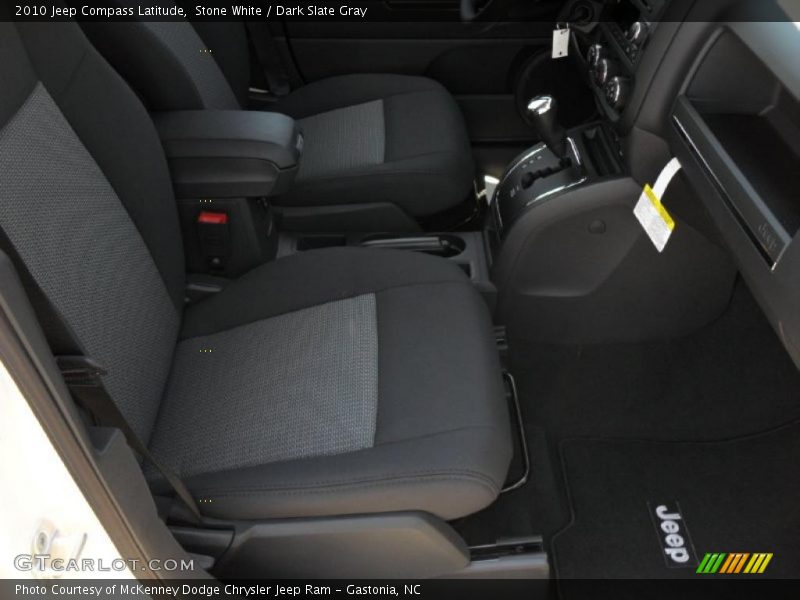Stone White / Dark Slate Gray 2010 Jeep Compass Latitude