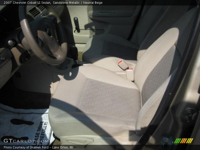 Sandstone Metallic / Neutral Beige 2007 Chevrolet Cobalt LS Sedan