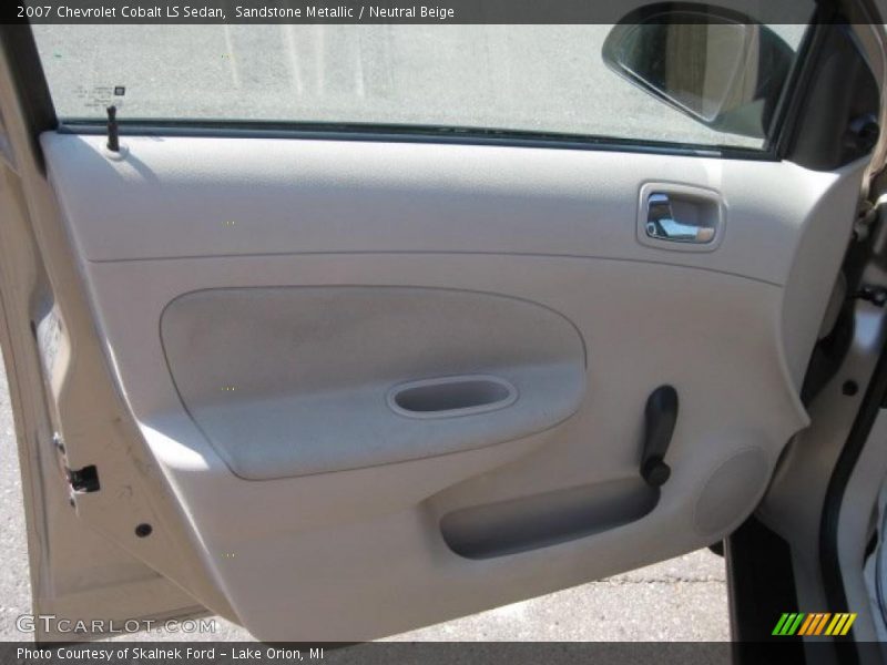 Sandstone Metallic / Neutral Beige 2007 Chevrolet Cobalt LS Sedan