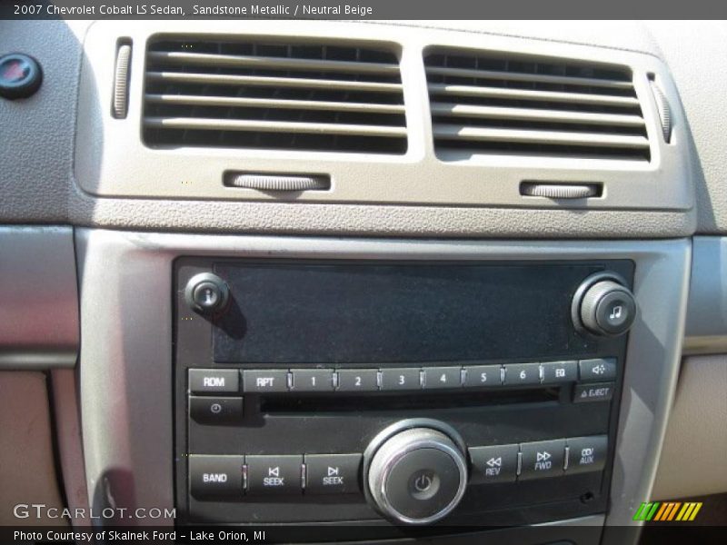 Sandstone Metallic / Neutral Beige 2007 Chevrolet Cobalt LS Sedan