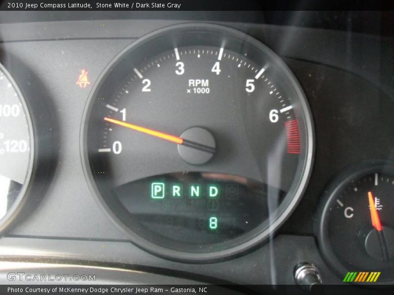 Stone White / Dark Slate Gray 2010 Jeep Compass Latitude