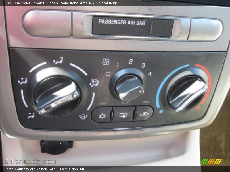 Sandstone Metallic / Neutral Beige 2007 Chevrolet Cobalt LS Sedan