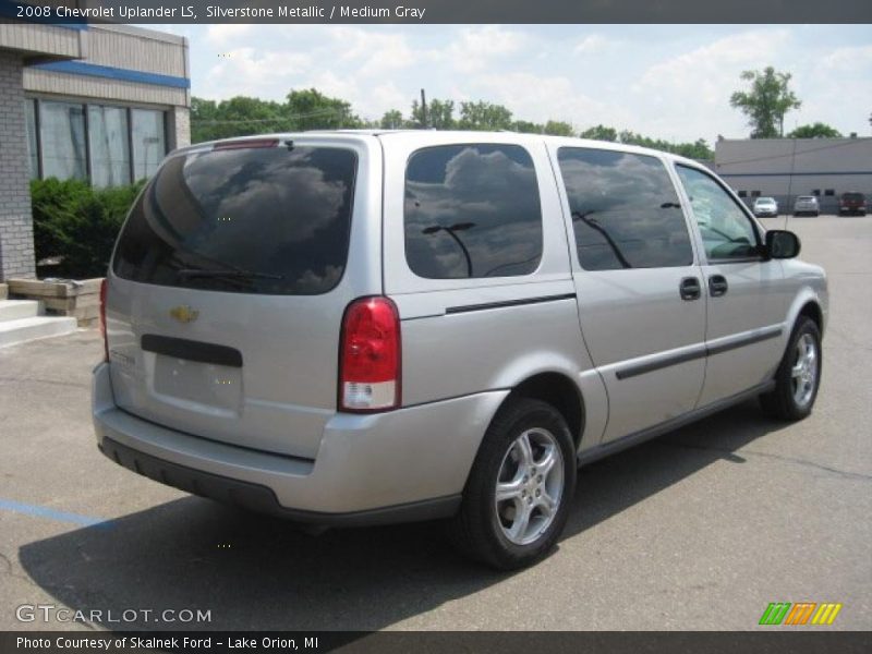 Silverstone Metallic / Medium Gray 2008 Chevrolet Uplander LS