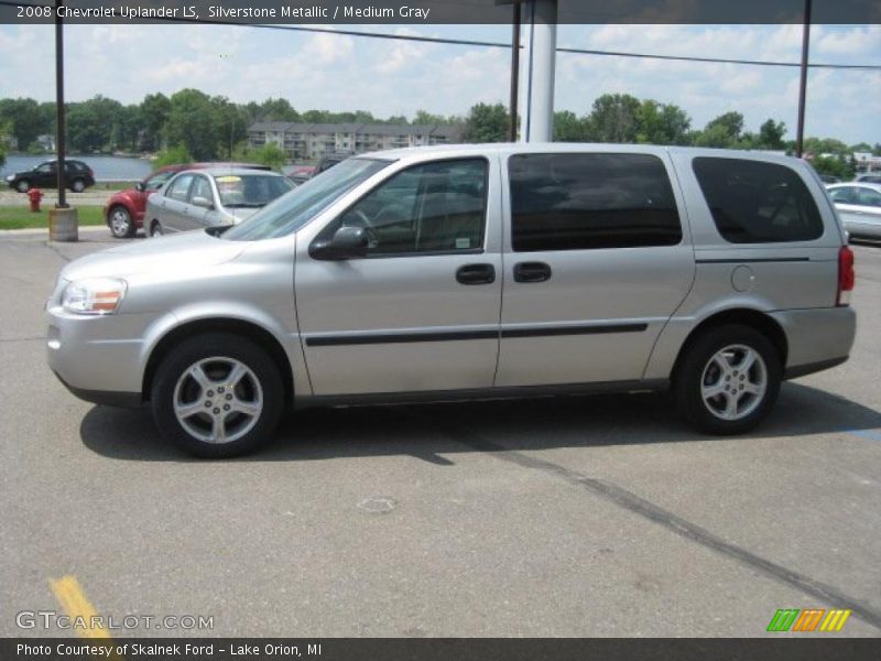 Silverstone Metallic / Medium Gray 2008 Chevrolet Uplander LS