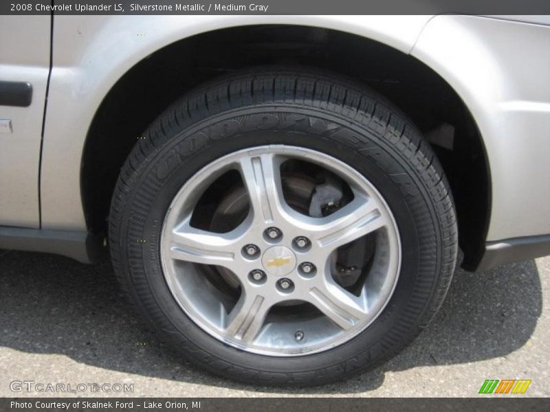 Silverstone Metallic / Medium Gray 2008 Chevrolet Uplander LS