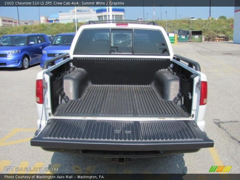 Summit White / Graphite 2003 Chevrolet S10 LS ZR5 Crew Cab 4x4