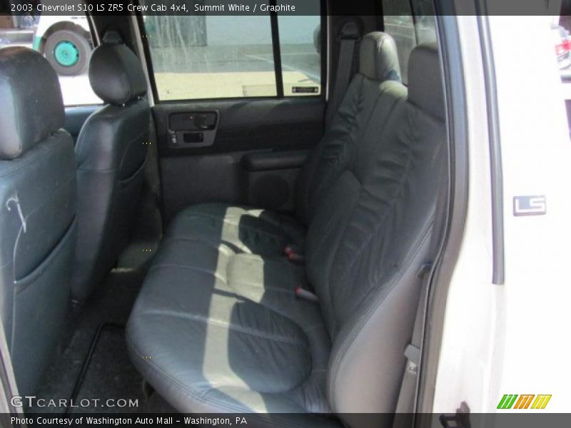 Summit White / Graphite 2003 Chevrolet S10 LS ZR5 Crew Cab 4x4
