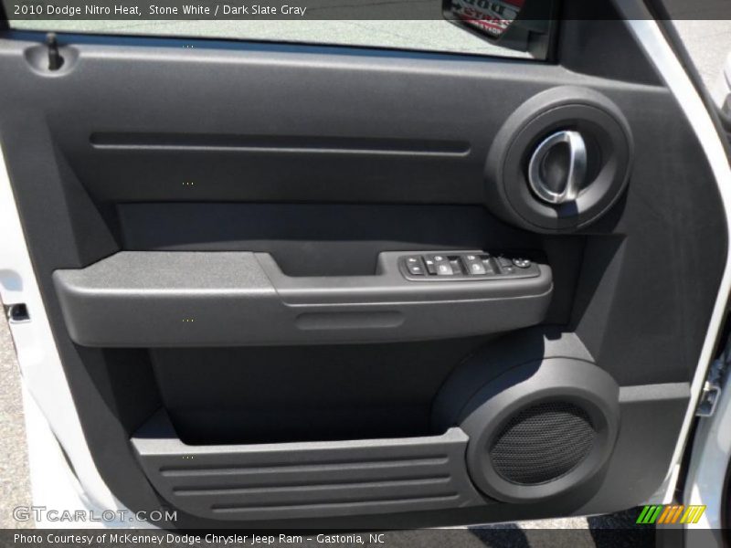 Stone White / Dark Slate Gray 2010 Dodge Nitro Heat