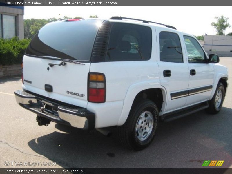 Summit White / Gray/Dark Charcoal 2005 Chevrolet Tahoe LS 4x4