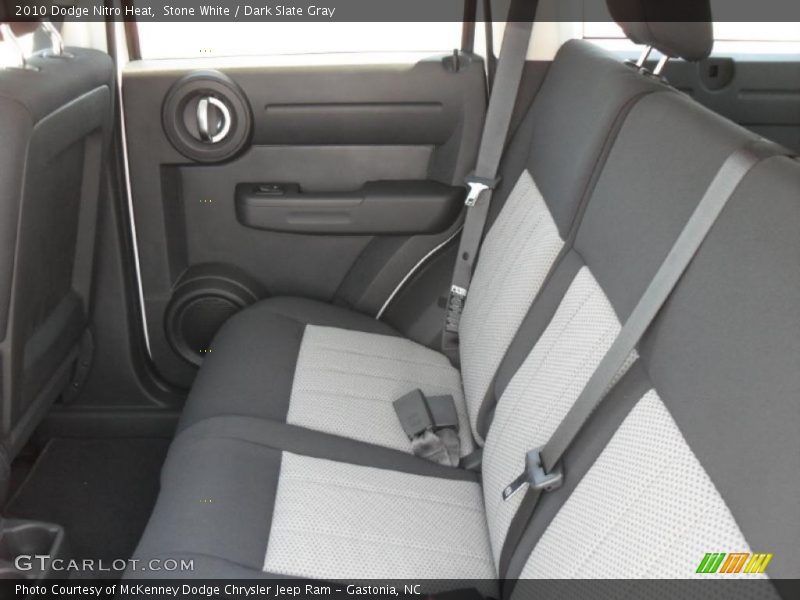 Stone White / Dark Slate Gray 2010 Dodge Nitro Heat